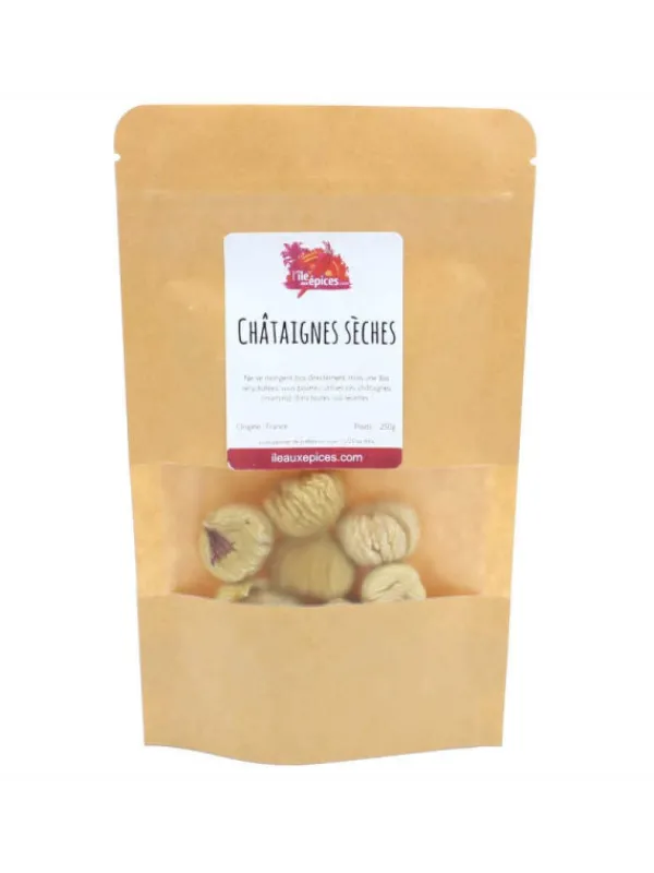 L'ile aux épices Fruits Secs Bio*Châtaignes sèches