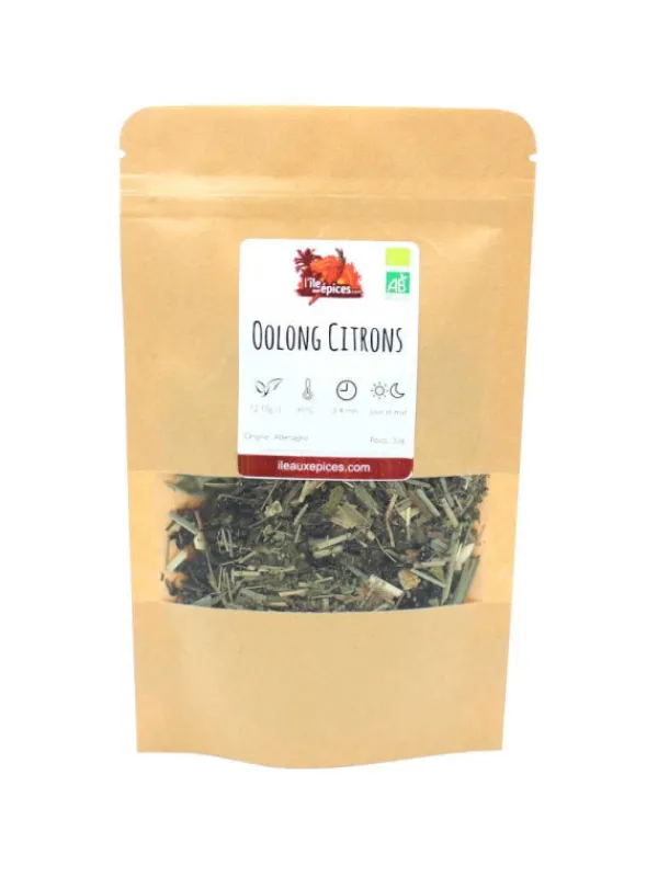 L'ile aux épices Thés Oolong*Oolong citrons BIO