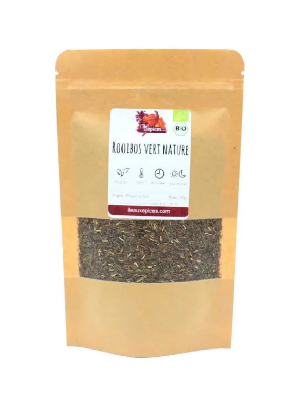 L'ile aux épices Rooibos (thé Rouge)*Rooibos vert nature BIO