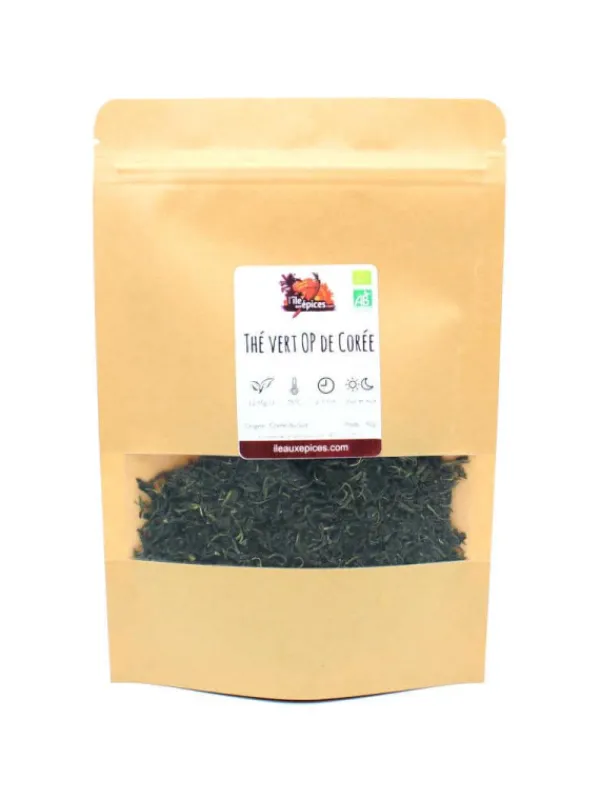 L'ile aux épices Thés Verts*Thé vert OP de Corée du Sud...